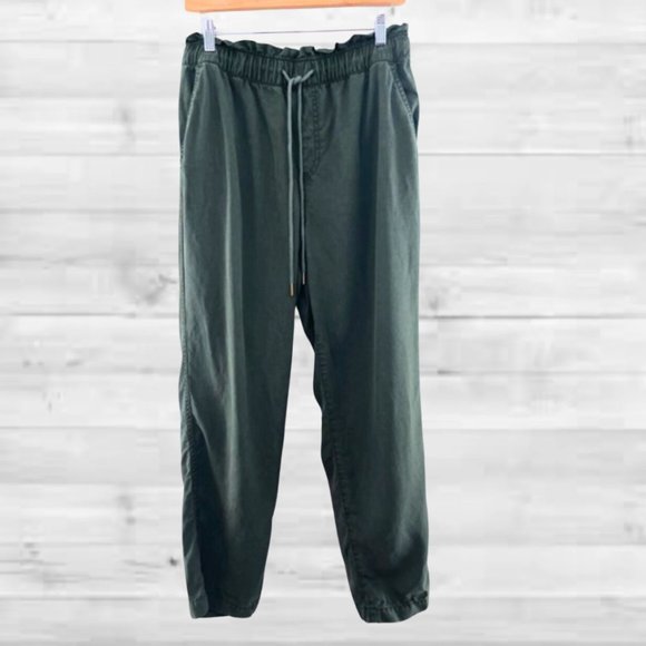 LOFT Pants - ABSOLUTE BEST Linen Joggers XL Tall Relaxed Green Casual Drawstring Travel Pants